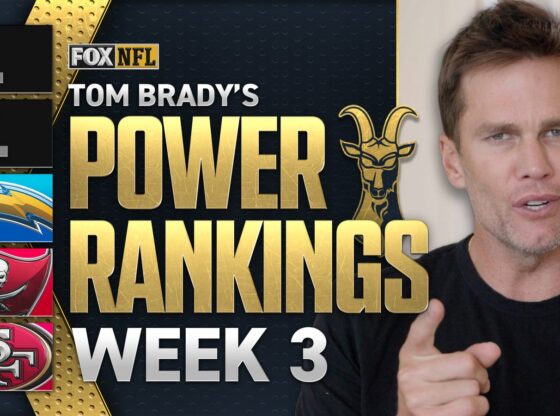 Tom Brady’s Week 3 Power Rankings 🚨
