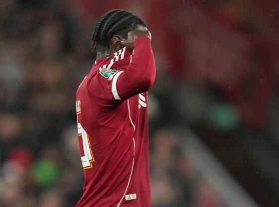 Liverpool are eliminated from the Carabao Cup in the round of 16