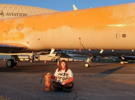 Just Stop Oil activists Jennifer Kowalski and Cole Macdonald were convicted after spraying airplanes with paint in London.