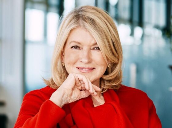 Martha Stewart, businesswoman and presenter.