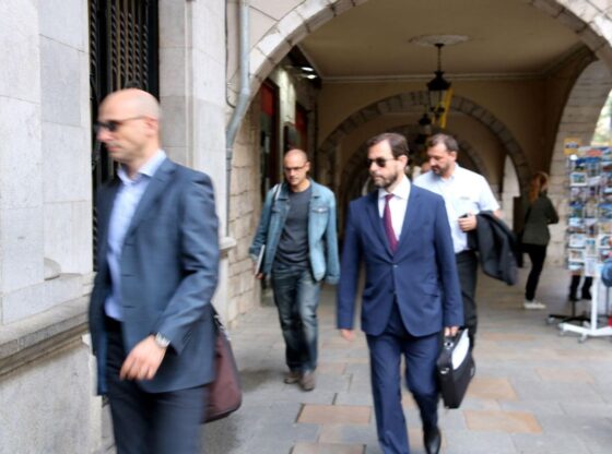 The anti-corruption prosecutor, José Grinda, arriving at Girona City Hall, June 13, 2018 (horizontal) Marina López ACN