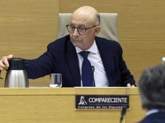 Cristóbal Montoro, during an appearance in Congress.