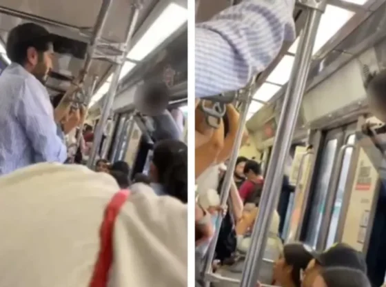 A man died after hanging from an exterior window during a trip on the Guadalajara Light Train.