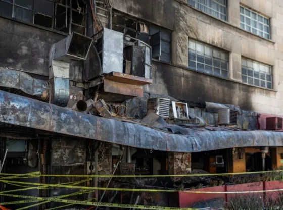 No information on damage to the building that burned in Cuauhtémoc due to an explosion