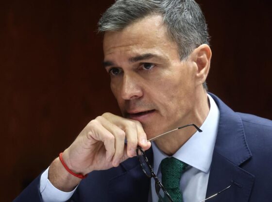 The President of the Government, Pedro Sánchez, appears before the Commission of Inquiry into the 'Koldo case', in the Senate, on October 30, 2025, in Madrid (Spain)