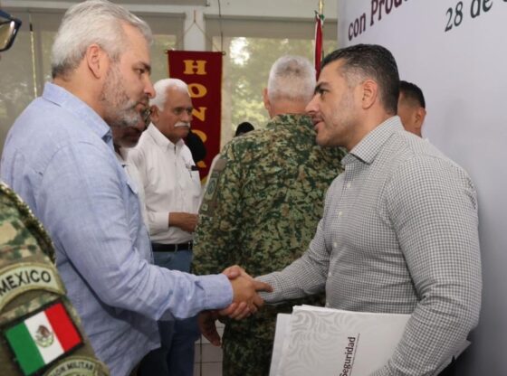 Omar García Harfuch y el Gobernador Alfredo Ramírez Bedolla