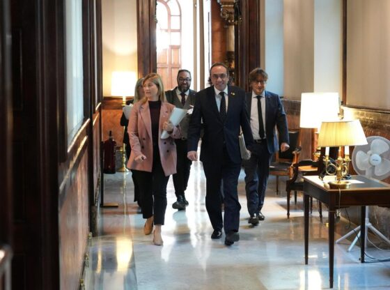 Image of the Parliament Board before meeting this Tuesday.