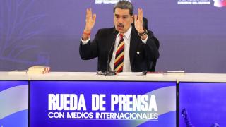 Nicolás Maduro, president of Venezuela, during a press conference.