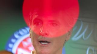 The governor of California, Gavin Newsom, after the deployment of military in Los Angeles.