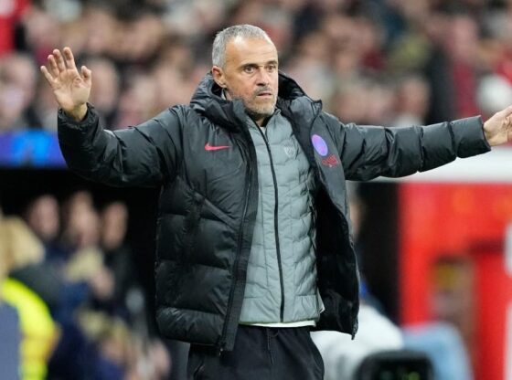 Luis Enrique, coach of Paris Saint-Germain