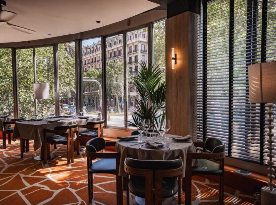 The Restaurant, Mediterranean-inspired cuisine with local products.