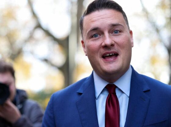 Wes Streeting this Wednesday before the media.