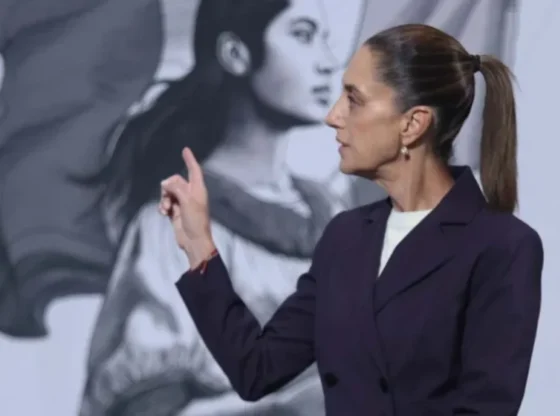 In a meeting with the wife of Carlos Manzo, who yesterday took office as municipal president, it was agreed to collaborate on Plan Michoacán.