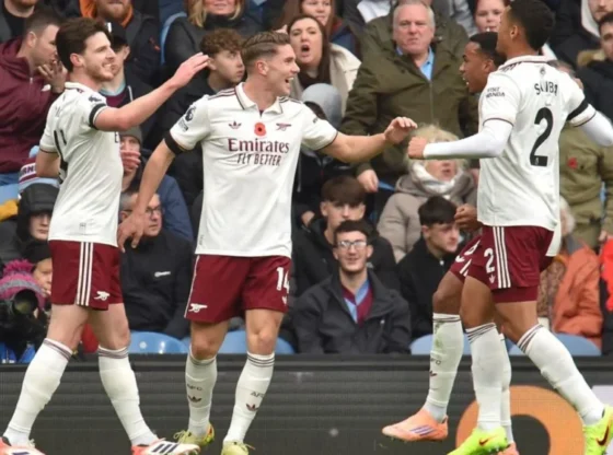 Arsenal beat Burnley at the latter's home