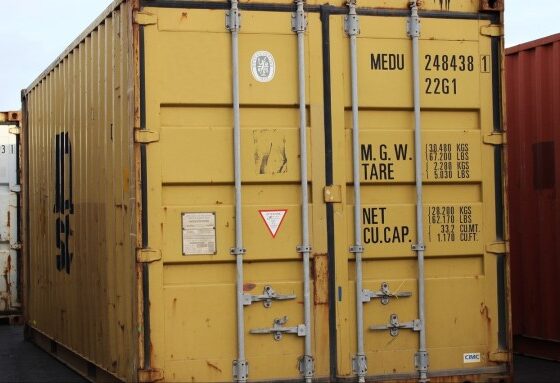 Two men locked four women in a shipping container