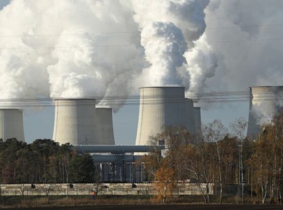PEITZ, GERMANY - NOVEMBER 15: Steam rises from the cooling towers of the Jaenschwalde coal-fired power plant on November 15, 2018 near Peitz, Germany. The Jaenschwalde power plant is the fourth highest producer of CO2 emissions of any power plant in Europe, with approximately 25 million tons annually. Germany has invested heavily into renewable energy sources such as wind and solar, though critics charge the government is not doing enough to phase out the country's con