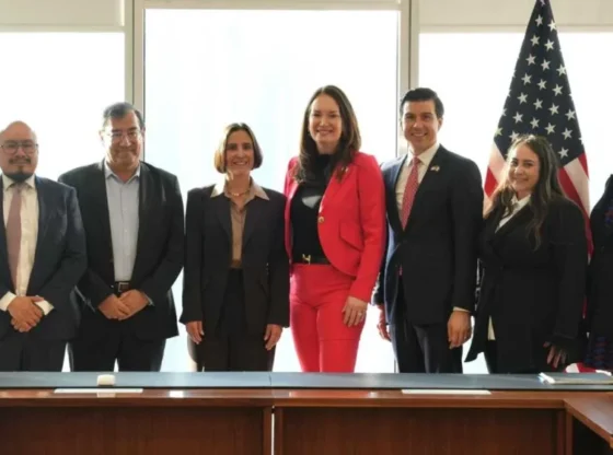 Luz Elena González held a meeting this Monday with the Secretary of Agriculture of the United States, Brooke Rollins.