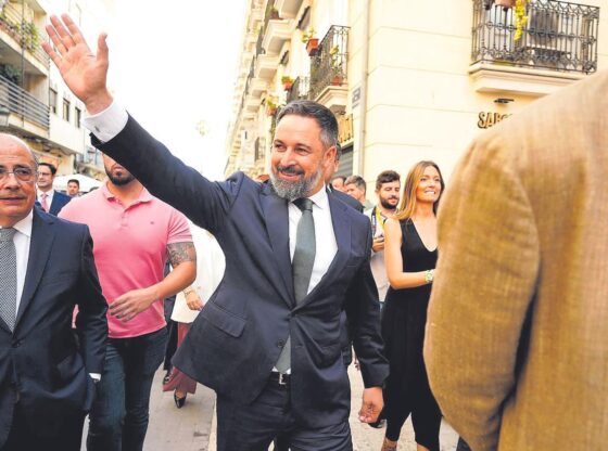 Abascal, upon arriving in Las Corts, in 2023.