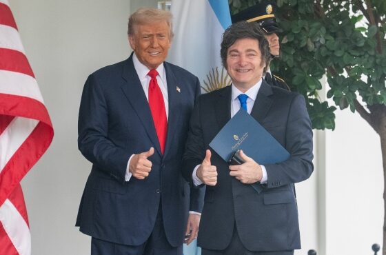 Trump and Javier Milei