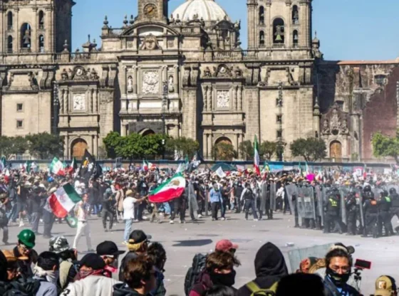 PRI reported that it contacted more than 200 political parties around the world to denounce the 'repression' of the Generation Z march.