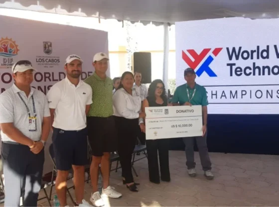 The PGA Tour reaffirmed its interest in supporting local government, with a donation destined to the National System for the DIF.