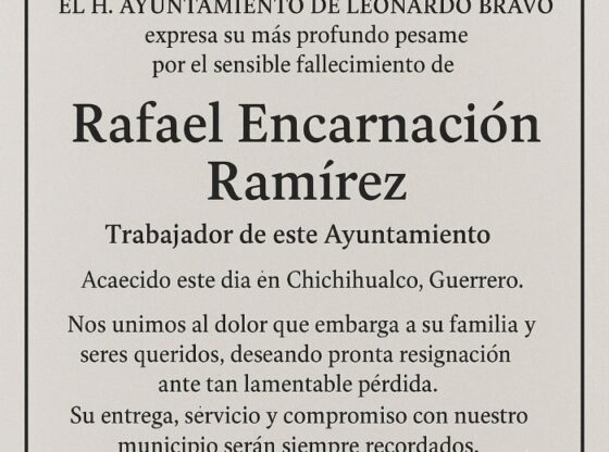 The director of Rural Development of the Municipal Government of Leonardo Bravo (Chichihualco), Rafael Encarnación Ramírez, was shot to death yesterday afternoon.