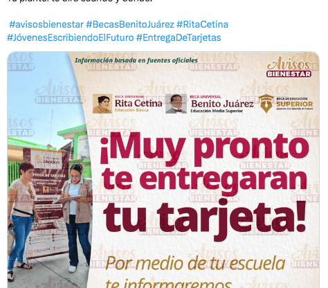 X / @avisosbienestar