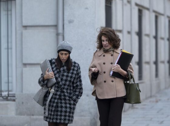 The head of the Madrid Provincial Prosecutor's Office, Pilar Rodríguez, upon her arrival at the Supreme Court