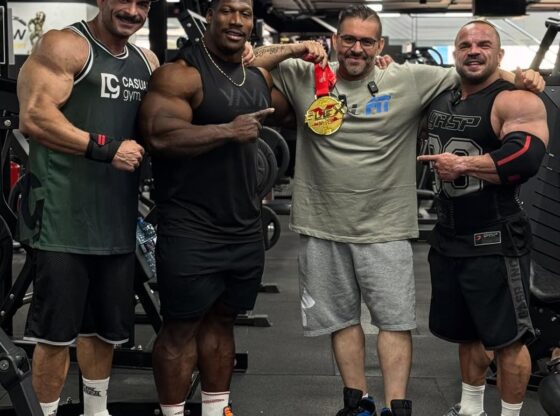 From left to right: Fede Guevara, Rubiel Mosquera, Fran Espín and Ángel Calderón, at the Lifter Crew in Valencia