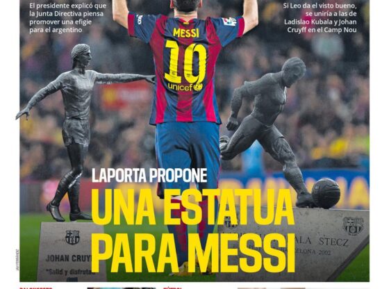 This is the cover of SPORT today, Friday, November 14, 2025