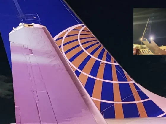 The plane crash occurred when United Airlines Flight 580 collided with the tail of Flight 434 of the same airline in New York.