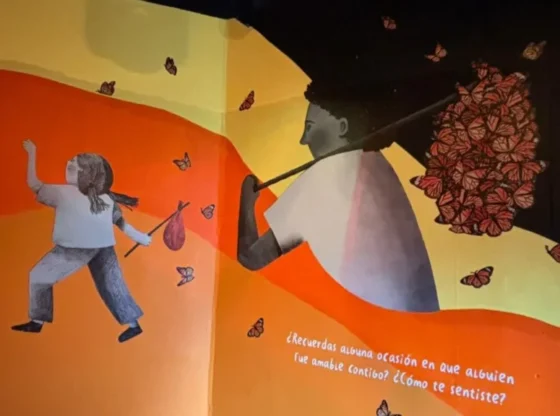 The immersive experience 'Little wings, big impact' invites you to understand and reflect on migration.