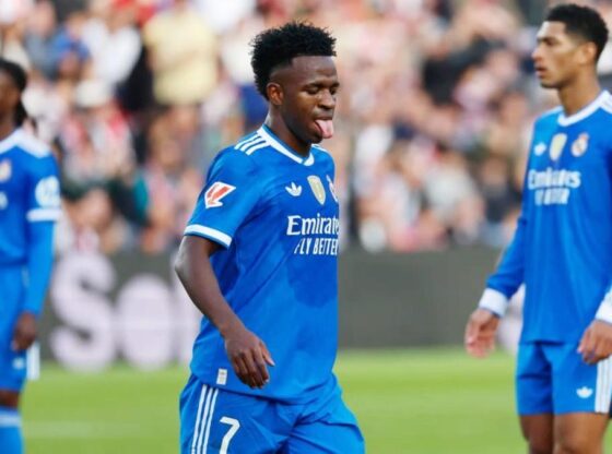 Vinicius with his tongue hanging out in Getafe's goalless draw