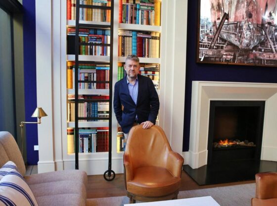 ERC deputy Francesc Marc Álvaro in the hotel where he gave the interview.