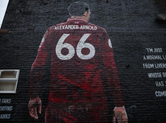 The Alexander-Arnold mural in Liverpool