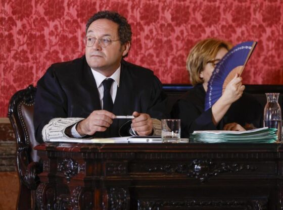 The State Attorney General, Álvaro García Ortiz, during his trial in the Supreme Court.