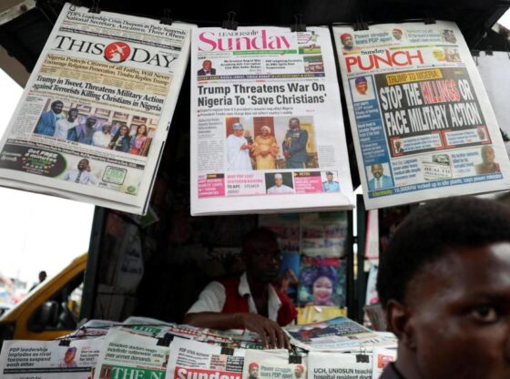 A kiosk in Ojuelegba, Lagos.