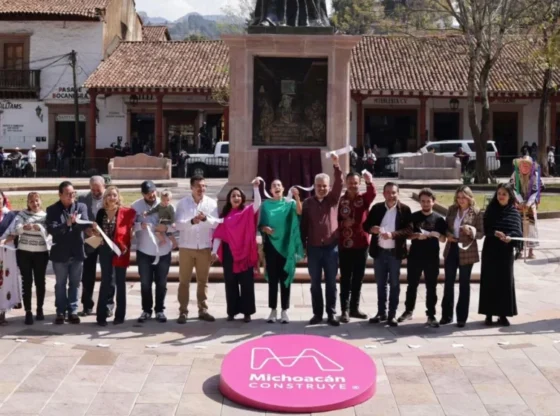 As part of the actions of the Michoacán Plan, authorities reopened the Plaza Gertrudis Bocanegra, in the municipality of Pátzcuaro.