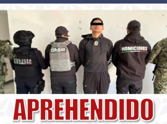 César "N" es detenido por el incendio en el bar "La Coss", en Puebla.