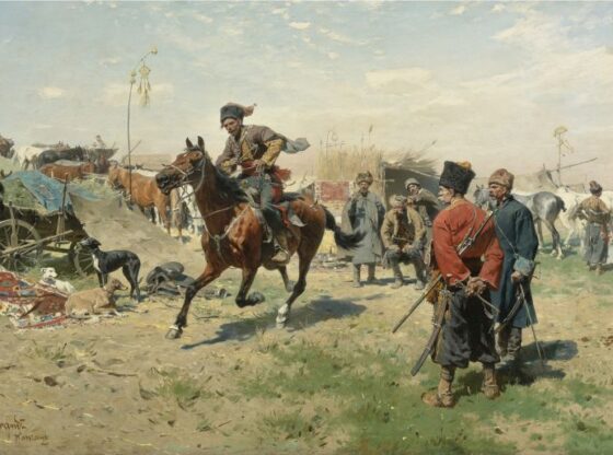 The Zaporozhian Cossacks. From a private collection. Artist Brandt, Jozef (1841-1915). (Photo by Fine Art Images/Heritage Images/Getty Images)