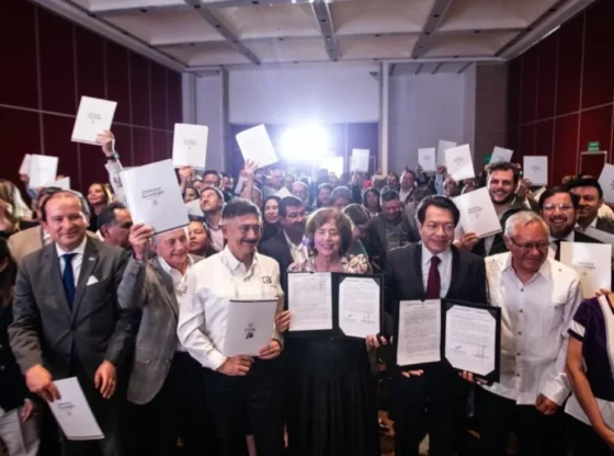 The 'Declaration of Cuernavaca' establishes four strategic axes: Training, research, collaboration and dissemination of science.