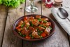 With simple ingredients and good technique you can prepare a delicious meat stew.