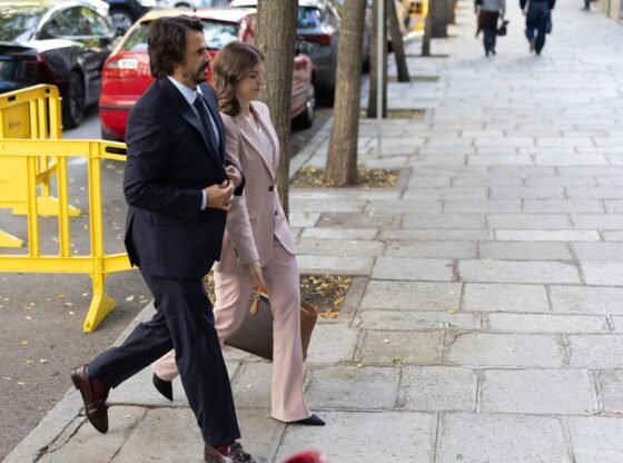 The plaintiff Alberto González Amador upon arrival on the second day of the trial of the State Attorney General, at the Supreme Court, on November 4, 2025