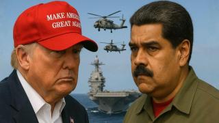 Donald Trump and Nicolás Maduro.