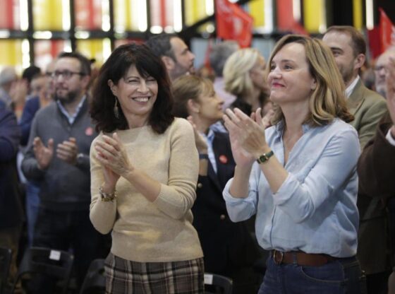 Pilar Alegría with the Minister of Equality, Ana Redondo.